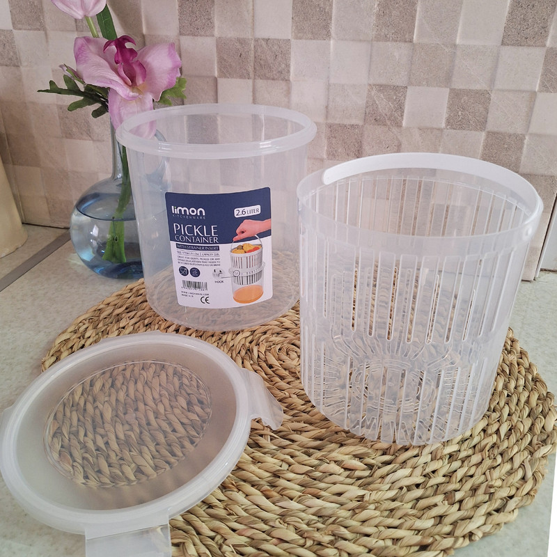 ظرف نگهدارنده لیمون مدل خیارشور و ترشی کد HS2428 — تصویر ۴