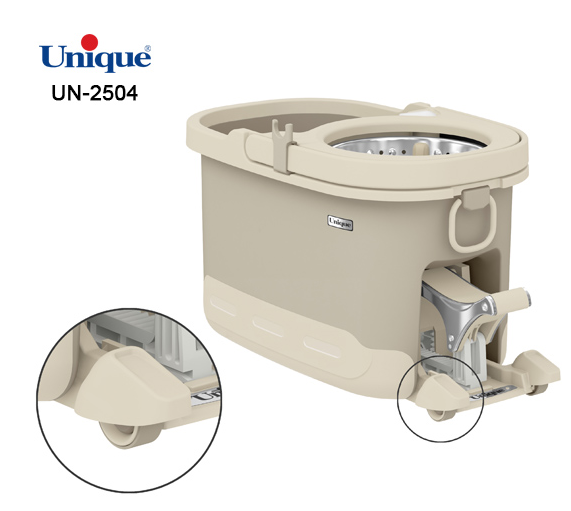 سطل و تی متحرک چرخ دار و پدال دار یونیک کد UN-2504 — تصویر ۴