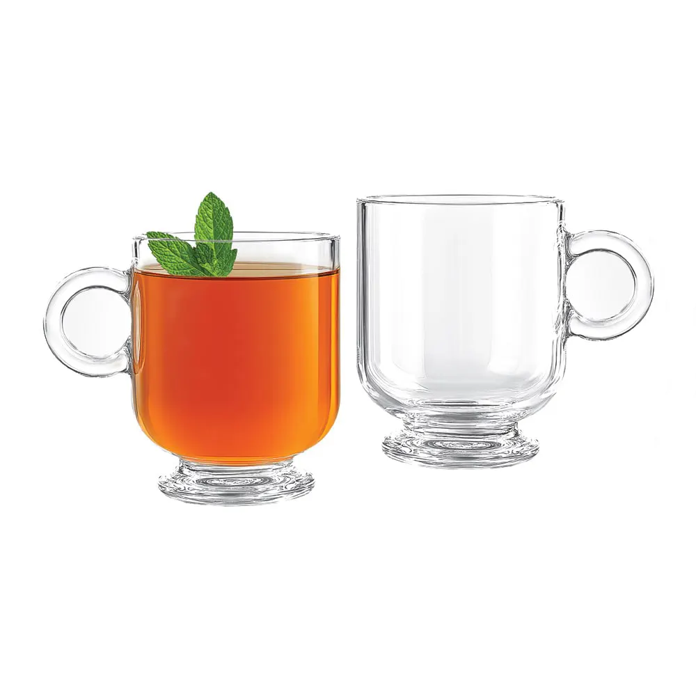 فنجان شیشه ای پایه دار لیمون کد 2484