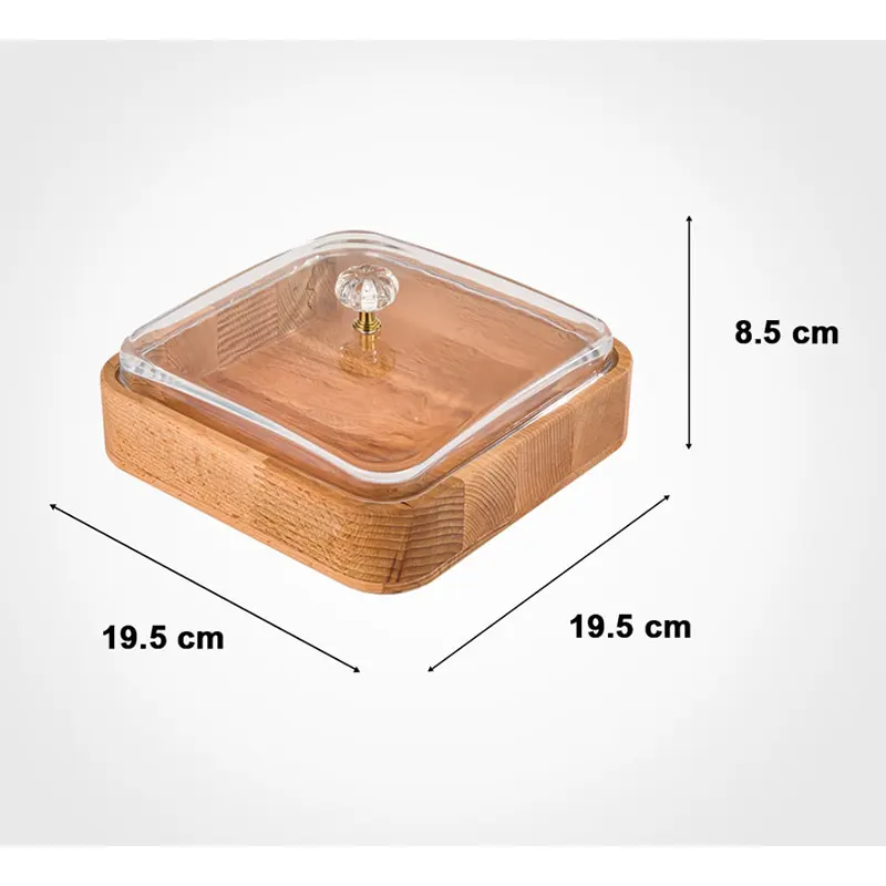 بیسکوییت‌ خوری چوبی‌ لیمون کد 2239 — تصویر ۳