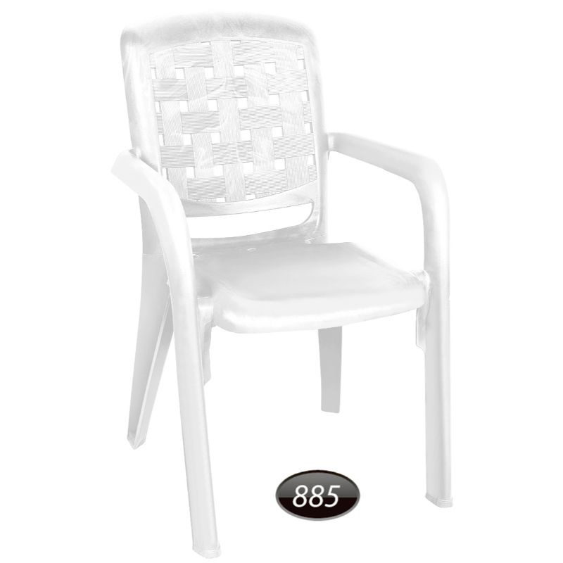 صندلی دسته دار حصیری 2 کد 885 — تصویر ۳