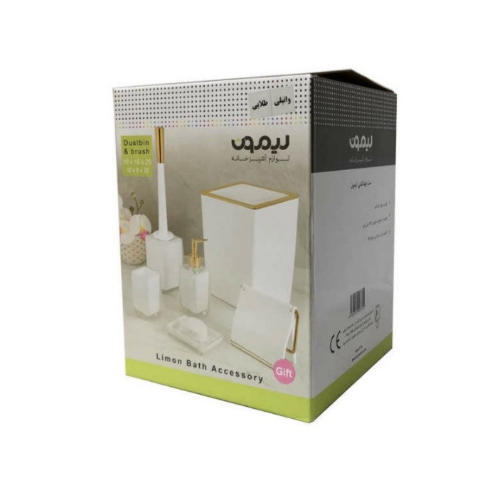 ست سرویس بهداشتی لیمون مدل چاپدار کد TP029 مجموعه 6 عددی — تصویر ۶