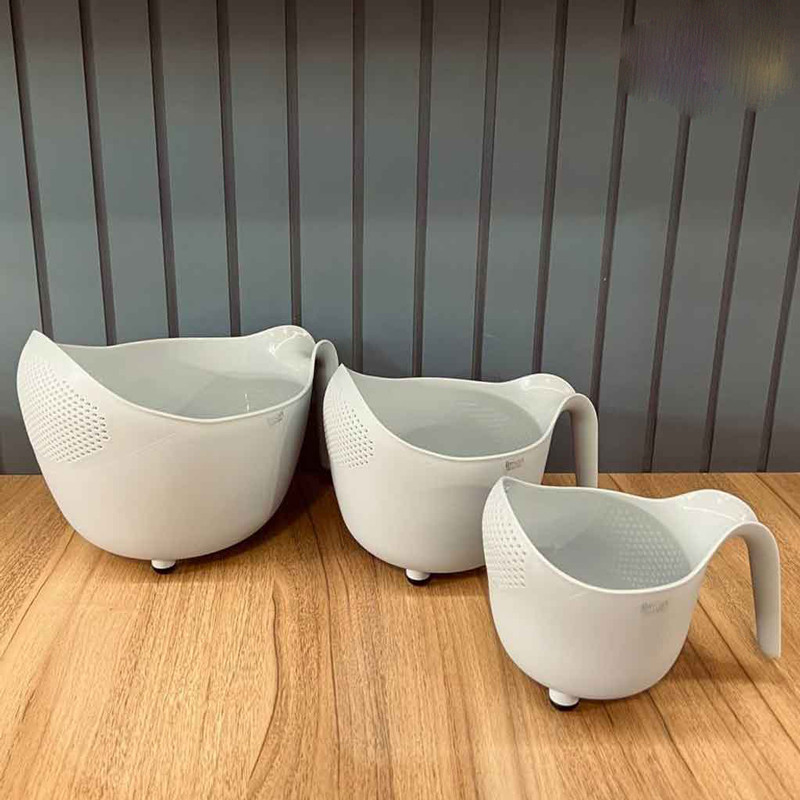 آبکش لیمون مدل دسته دار کد DH1330 مجموعه 3 عددی — تصویر ۵