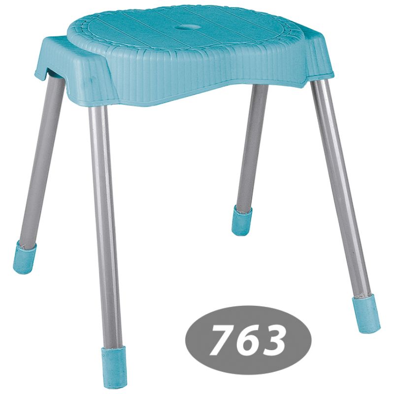 چهار پایه حصیر بافت پایه فلزی متوسط کد 763 — تصویر ۵