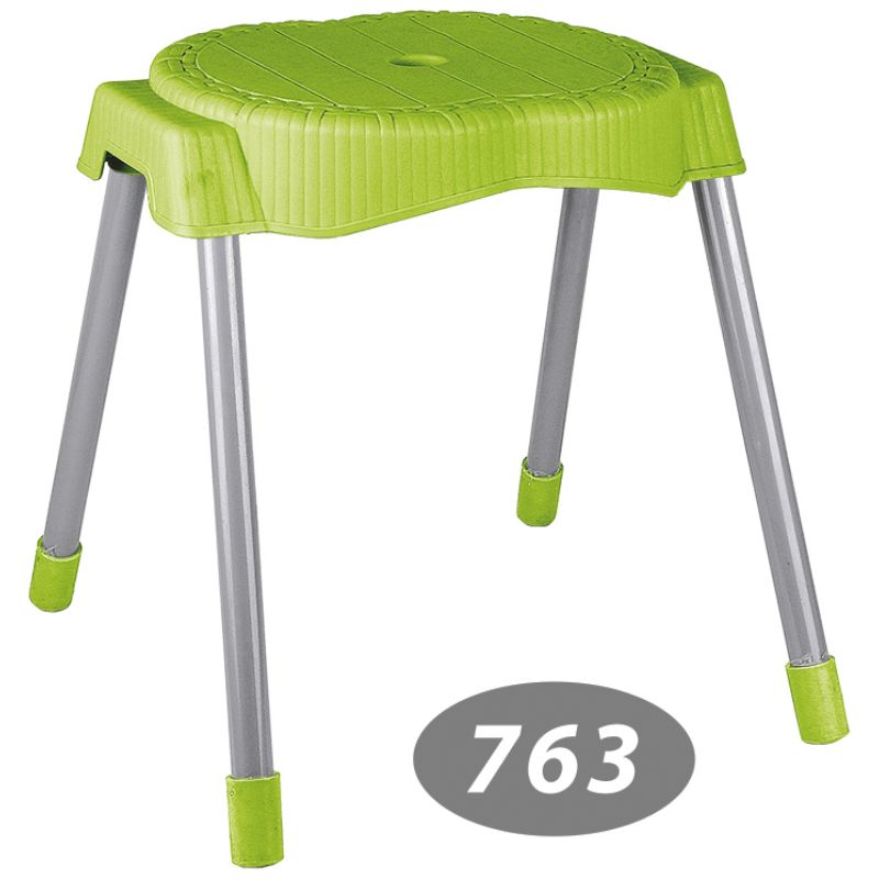 چهار پایه حصیر بافت پایه فلزی متوسط کد 763 — تصویر ۴