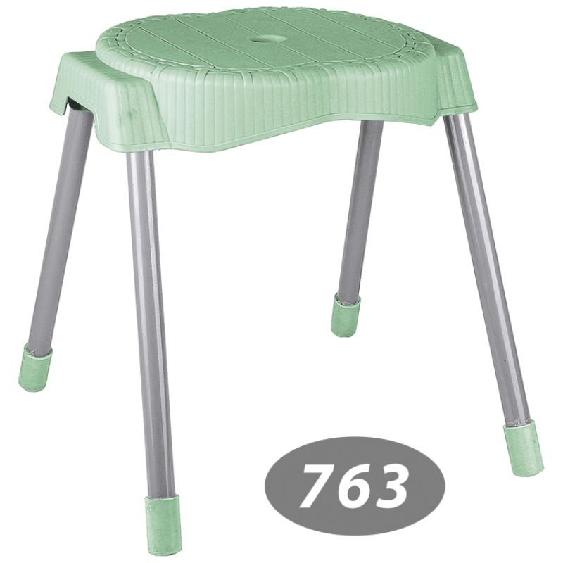 چهار پایه حصیر بافت پایه فلزی متوسط کد 763 — تصویر ۷