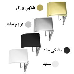 پایه رول دستمال کاغذی آریا نوین مدل تخت رول کوچک — تصویر ۳