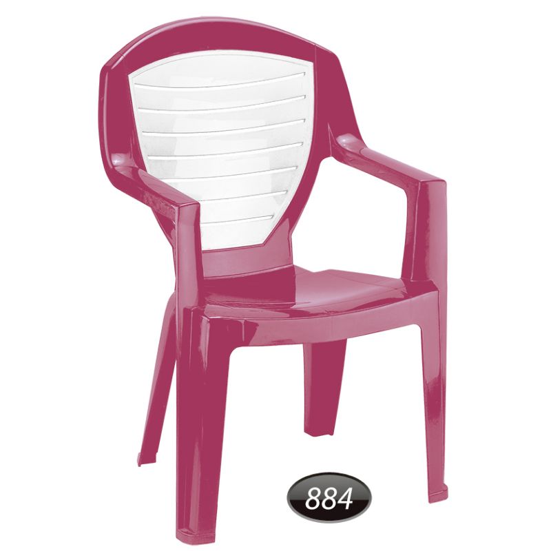 صندلی دسته دار دو رنگ کد 884 — تصویر ۳
