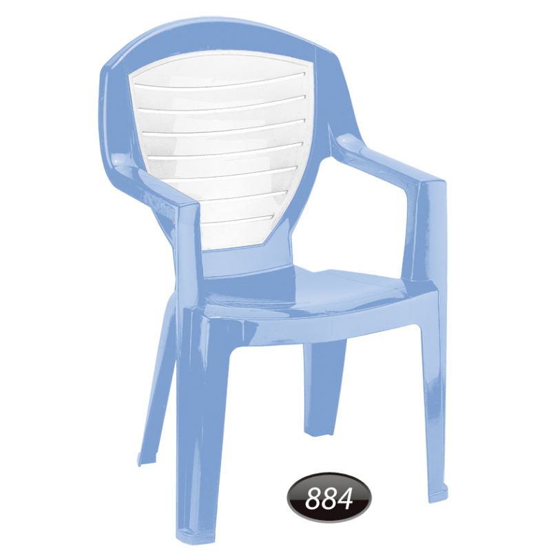 صندلی دسته دار دو رنگ کد 884 — تصویر ۴