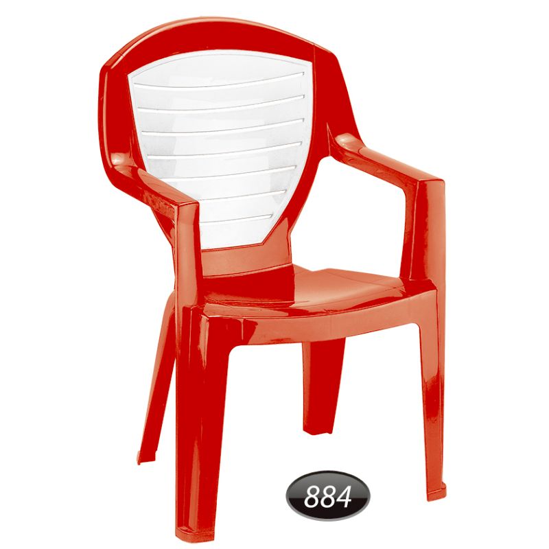 صندلی دسته دار دو رنگ کد 884 — تصویر ۲