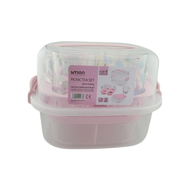 سبد پیک نیک لیمون مدل چای خوری کد FIDOKA-2241 — تصویر ۴