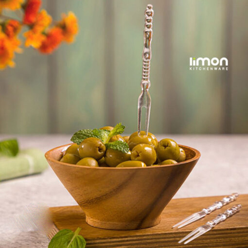 چنگال لیمون مدل زیتون خوری کد DH2 بسته 20 عددی — تصویر ۳