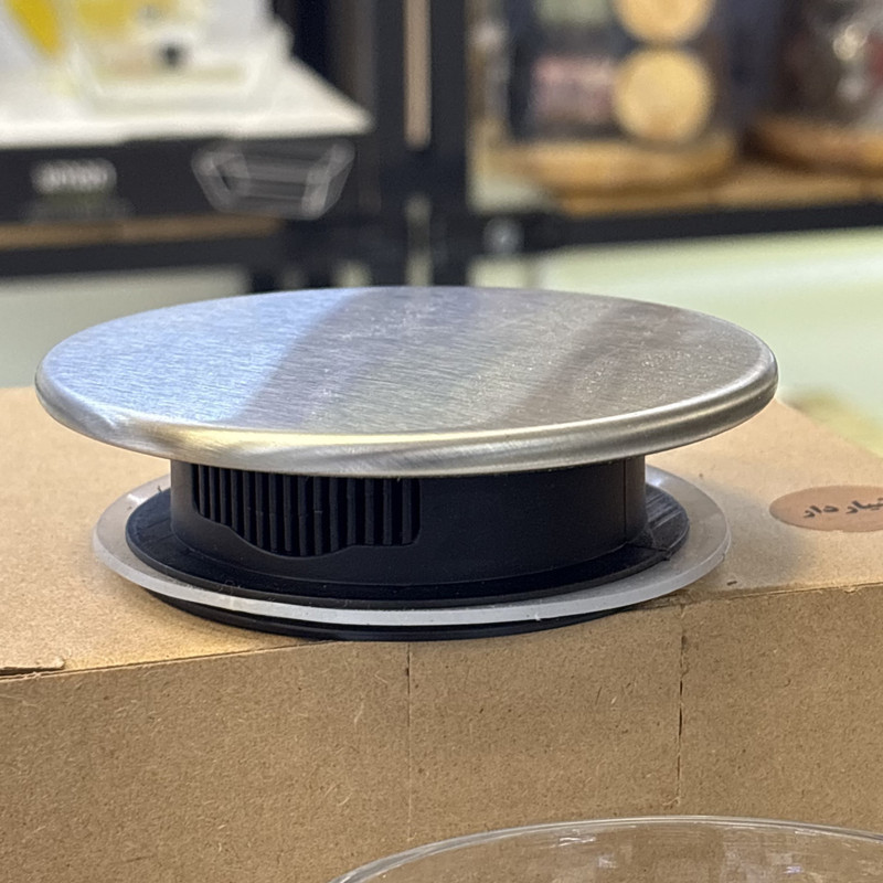 بطری لیمون مدل شیشه ای شیاردار درب استیل کد H2375 — تصویر ۴