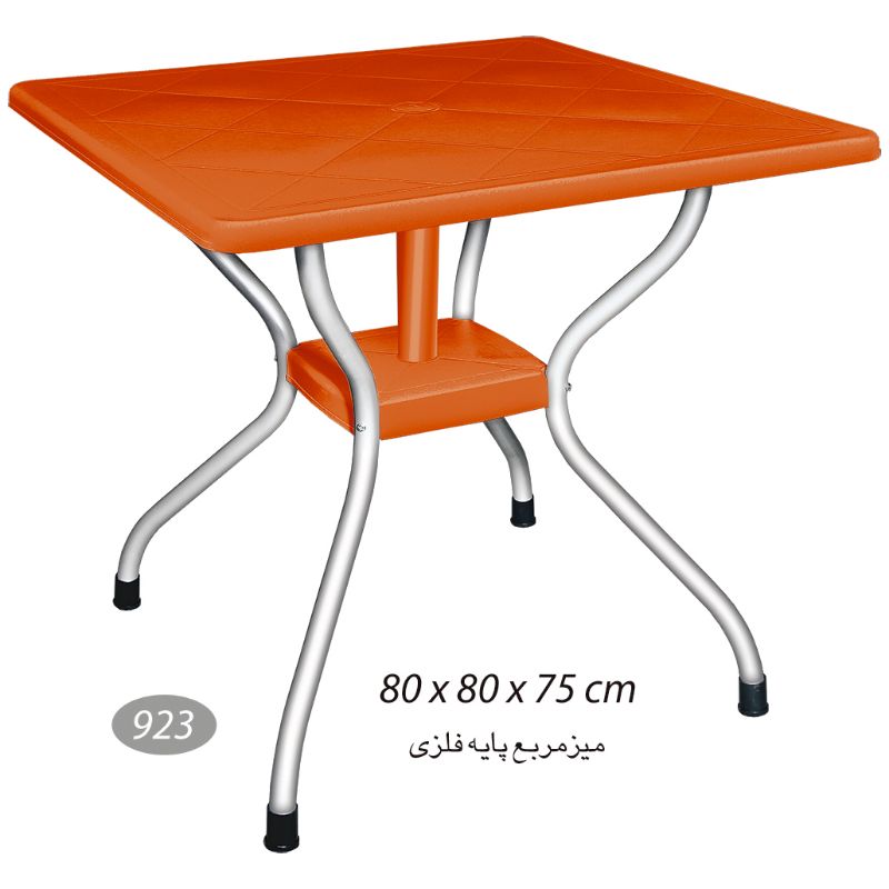 میز مربع پایه فلزی کد 923 — تصویر ۷