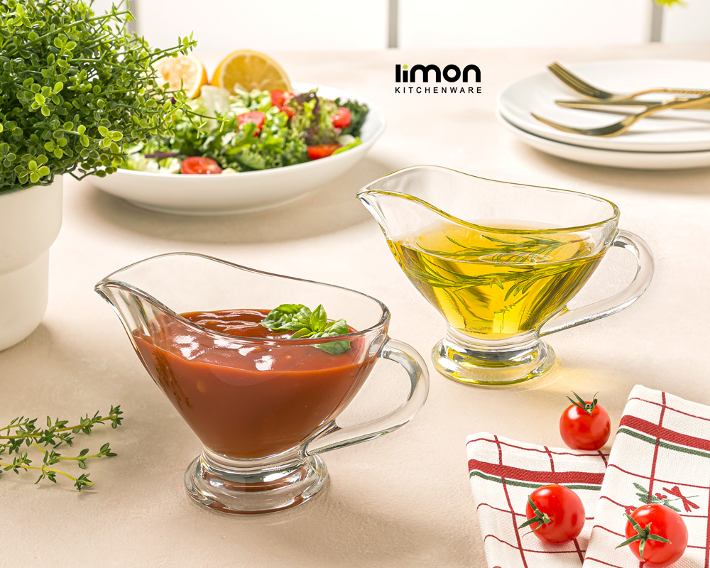 سس خوری شیشه ای دسته دار