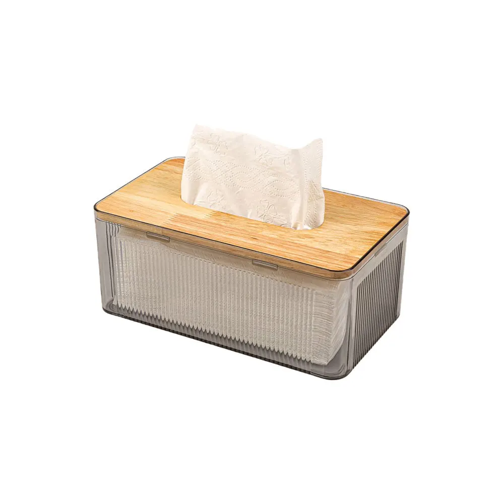 جعبه دستمال رویه چوبی لیمون کد 2372