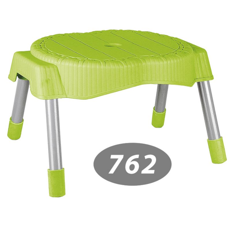چهار پایه حصیربافت پایه فلزی کوتاه کد 762
