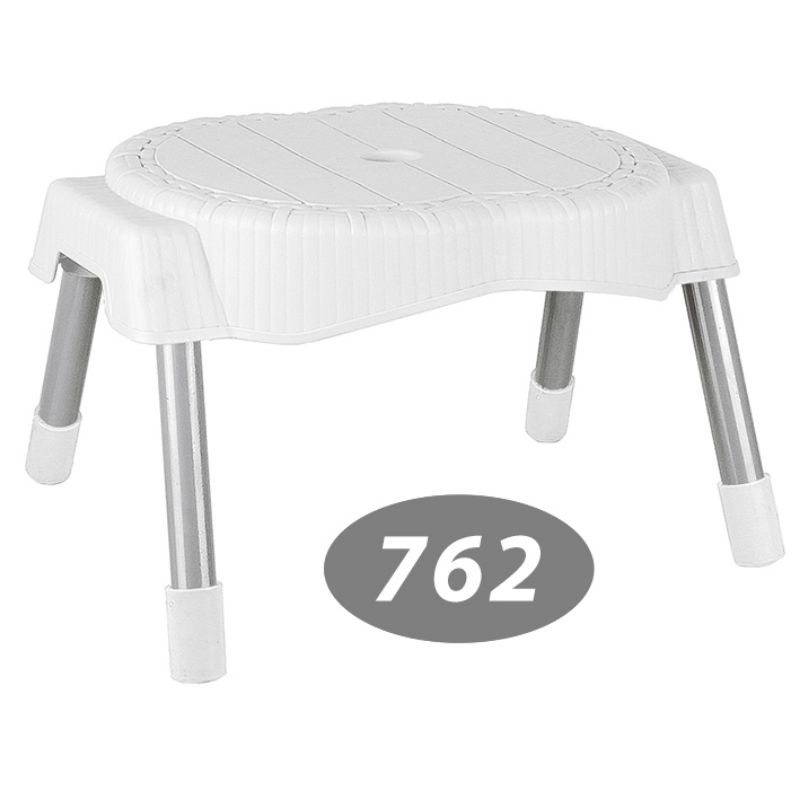 چهار پایه حصیربافت پایه فلزی کوتاه کد 762 — تصویر ۷
