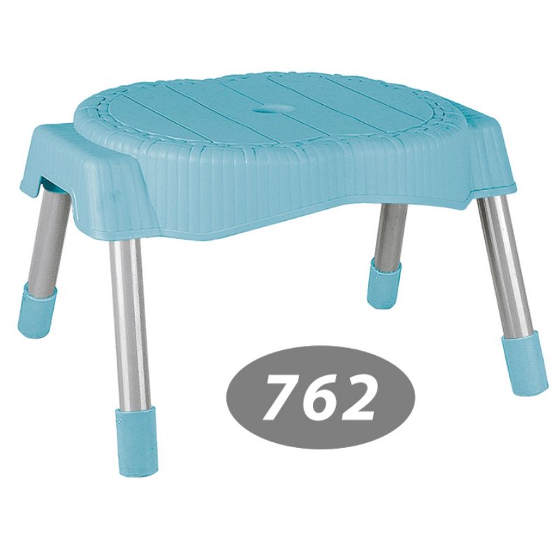 چهار پایه حصیربافت پایه فلزی کوتاه کد 762 — تصویر ۱۱