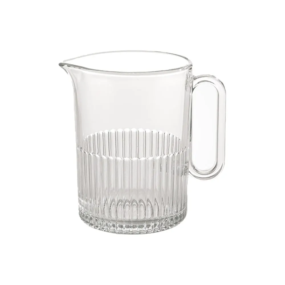 پارچ شیشه‌ای شیاردار لیمون کد 2228