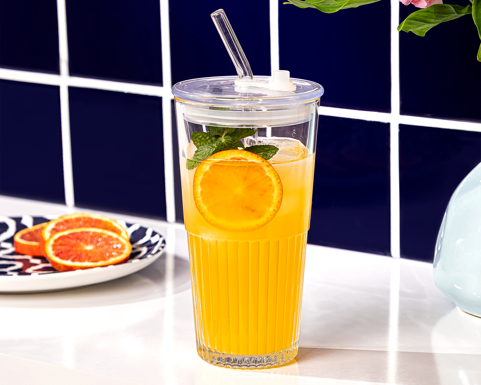 لیوان شیکر شیشه ای 500cc