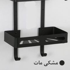 قفسه حمام تیبیکو مدل وسط سه طبقه آلومینیوم — تصویر ۴