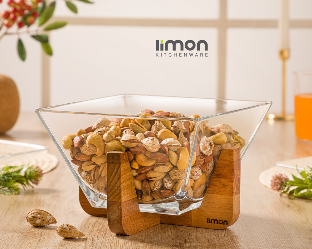 آجیل خوری پایه چوبی