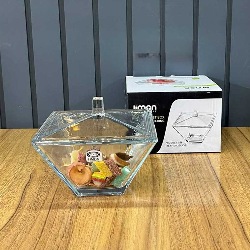 شکلات خوری لیمون مدل شیشه ای کد HS2296 — تصویر ۳